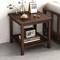 Bàn Phụ Bàn Cà Phê Bàn Ghế Sofa Góc Đơn Giản Kiểu Trung Quốc Gỗ Nguyên Khối Mini Gia Dụng Phòng Khách Bàn Vuông Căn Hộ N