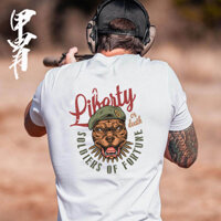 Bán Quạt Quân Sự Ngoài Trời Câu Lạc Bộ Chó Chủ Đề Người Lính Series Cổ Tròn Áo Thun Tay Ngắn 117