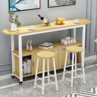 Bàn Quầy Bar Gia Dụng Căn Hộ Nhỏ Phòng Khách Vách Ngăn Di Động Có Tủ Bàn Bar Nhỏ Bàn Ăn Cao Bàn Điều Khiển Bếp Để Đồ