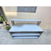 Bàn quầy buffet lẩu nướng, bàn sơ chế