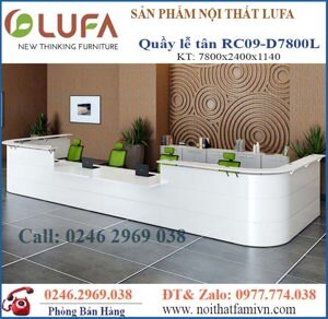 Bàn quầy lễ tân D7800L