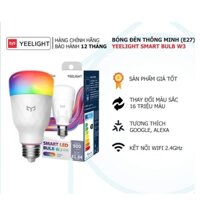 💥Bản quốc tế- Bóng đèn LED thông minh XIAOMI Yeelight W3 ,điều khiển App, RGB 16 triệu màu đui đèn E27 tiết kiệm điện