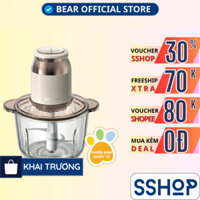 [Bản Quốc Tế] Máy xay thịt Bear 2L 4 lưỡi dao đa năng Chính hãng QSJ-D03D7 - SSHOP MALL MALL