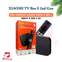 [Bản quốc tế] New 2024 Tivi box Xiaomi Mibox S Gen 2 Google TV UHD 4K 60fps, Bluetooth 5.2, HDR
