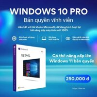 Bản quyền Windows 10 Professional (Liên kết với tài khoản Microsoft)