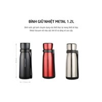 (Bán rẻ xin đánh giá 5 sao) - LHC1416RED - Bình giữ nhiệt L&L Metal Motor Hot tank - [PRIMA]