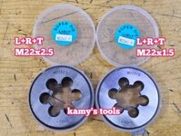 Bàn ren M22x1.5 M22x2.5 L+R+T (LRT) dụng cụ tạo ren ngoài bulong