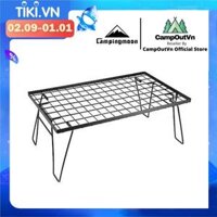 Bàn sắt cắm trại dã ngoại Campingmoon campoutvn T-230 xếp gọn du lịch có thể kết hợp 2 bàn làm thành kệ đứng A085