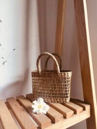 Bán sỉ 10 giỏ xách em bé – giỏ cói baby