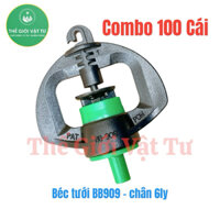 [Bán sỉ] 100 Béc Tưới Phun Mưa 360 Độ Chân Nối 6Ly, Bán Kính Tưới 5 Mét