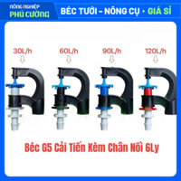 [Bán sỉ] 100 cái béc G5 cải tiến, điều chỉnh bán kính tưới (30-120L/h), tưới gốc, chống côn trùng