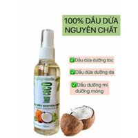 bán sỉ 5 chai xịt dầu dừa ép lạnh tinh khiết 100ml