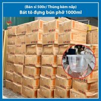 (Bán sỉ 500c/thùng kèm nắp) - Bát tô đựng bún phở mì cay 1000 Vietplastic