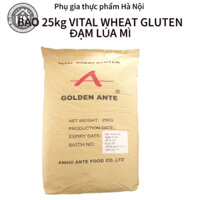 BÁN SỈ BAO 25kg BỘT LÚA MÌ VITAL WHEAT GLUTEN dùng làm chả lụa, chả chay…