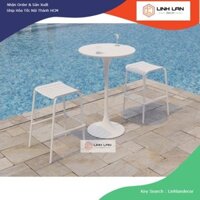 BÁN SỈ Ghế bar ROKU không tựa LINHLANDECOR
