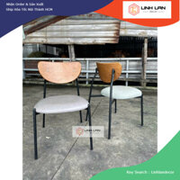 BÁN SỈ Ghế sắt tựa gỗ G865 có nệm ( cao cấp)