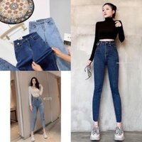 bán sỉ jeans trơn basic túi lệch