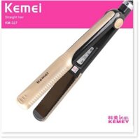 bán sỉ máy kẹp tóc kemei KM 327 có 4 mức chỉnh nhiệt