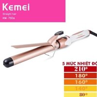 bán sỉ máy làm xoăn tóc 5 mức chỉnh nhiệt kemei KM 760a