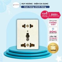[BÁN SỈ] Ổ Cắm Điện Đa Năng 2 Lỗ Ổ Cắm Điện Chính Hãng Chịu Tải Cao An Toàn Thiết Bị Điện Huy Hoàng Sỉ Toàn Quốc