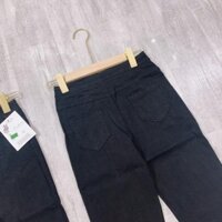 BÁN SỈ QUẦN SKIN JEAN GIẤY CẠP LỆCH 3 CÚC