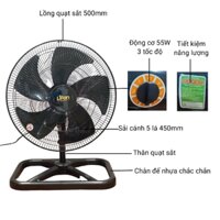 BÁN SỈ QUẠT SÀN LIFAN S-18CN sải cánh 450mm sử dụng không gian rộng quán cà phê quán ăn nhà xưởng, công ty, phòng rộng