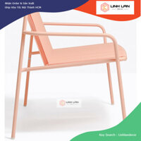 BÁN SỈ Sofa sắt 3660 đan dây nhựa có tay LINHLANDECOR