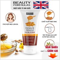 [BÁN SỈ] Sữa Rửa Mặt Tẩy Da Chết Mật Ong Beauty Formulas Honey & Almond Facial Scrub 150ml