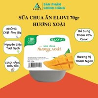 [BÁN SỈ] Thùng 48 Hộp (70gr/hộp)  Sữa Chua Ăn Elovi Có Đường Hương Xoài - Amico
