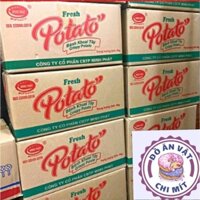 Bán sỉ thùng bánh khoai tây Potato Minh Phát 4kg bánh mặt trời, bánh song hỷ,bánh kẹo tết.