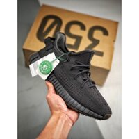 [Bán sỉ] Unisex '' Chất kết dính phản quang ” mặt cao su thô màu đen với gypsophila '' Yeezy Boost 350 v2 Giày chạy bộ dành cho nữ Giày thể thao nam Giày cắt thấp Kích thước tiêu chuẩn cặp đôi: 36-46