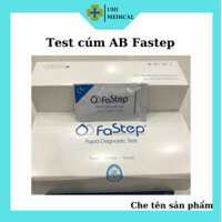 (bán sỉ)1 hộp test cúm ab fastep. hộp 20 bộ.