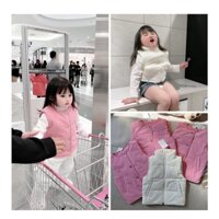 ✨BÁN SỈ✨Combo 2 áo phao GILE trắng hồng trẻ em VNXK