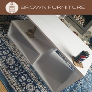 Bàn sofa 2 tầng gỗ sồi - 65x115 cm