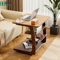 Bàn Sofa Gỗ Đặc Đơn Giản Có Thể Di Chuyển Phòng Khách Ban Công Bàn Nhỏ