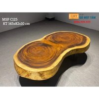 Bàn sofa gỗ me tây .bàn gỗ me tây nguyên tấm