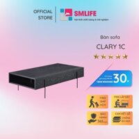 Bàn sofa gỗ sồi hình hộp chữ nhật sang trọng SMLIFE Clary 1C | D127 x R66 x C36cm | gỗ Cao Su và Veneer Sồi