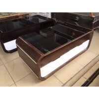 bàn sofa gỗ sồi mặt kính cường lực - thuthuy88