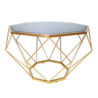 Bàn sofa kim cương mặt kính giá rẻ TPHCM BTS-01