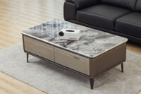 Bàn Sofa Mặt Đá B82 - Bền Bỉ, Sang Trọng
