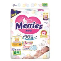 Bán Tã - bỉm dán Merries S82 Nhật Bản (4-8kg)