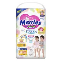 Bán Tã - bỉm quần Merries XL38 (12-22kg)