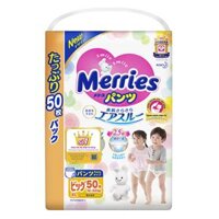 Bán Tã - bỉm quần Merries Jumbo XL50