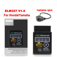 [Bán tại chỗ Philippine] ELM327 V1.5 Bluetooth cho mô-men xoắn Android cho xe máy Yamaha y15 3PIN đến 16PIN OBD2 cho cáp Honda OBD 2 ELM 327 Đầu đọc mã Máy quét ô tô Chẩn đoán tự động