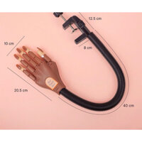 Bàn tay giả học nail ( sơn gel, đắp gel, đắp móng bột)