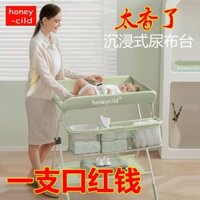 Bàn Thay Tã Cho Bé Bàn Chăm Sóc Tại Nhà Cho Bé Sơ Sinh Bàn Tắm Massage Giường Cũi Có Thể Gập Lại Đa Chức Năng Có Thể Thá