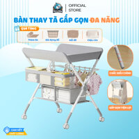Bàn Thay Tã Cho Bé Di Động Cao Cấp, Bàn Thay Quần Áo Cho Bé Sơ Sinh Có Thể Gấp Gọn Dễ Dàng