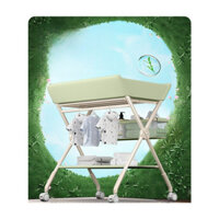 Bàn thay tã cho bé di động, đa chức năng, có thể gập lại, cho trẻ sơ sinh tắm, chạm vào và thay tã