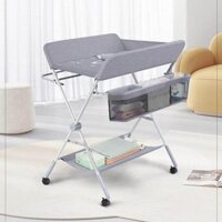 Bàn thay tã cho bé yêu, đa năng gấp gọn có thể dùng làm giường có thể massage tắm táp vỗ về bé-Bảo hành 12 tháng Võng