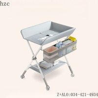 Bàn Thay Tã Cho Bé/Bàn Chăm Sóc Gia Đình/Bàn Tắm Massage Cho Bé/Giường Cũi Có Thể Gập Có Thể Nâng Hạ Đa Chức Năng